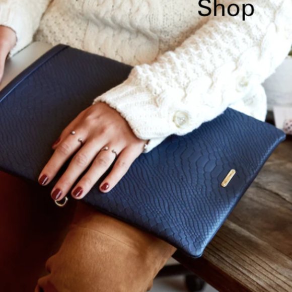 GiGi New York Leather Convertible Clutch - Picture 5 of 5